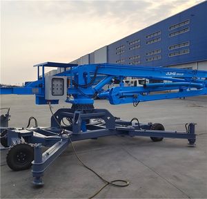 JIUHE Pluma Distribuidora de Hormigón Móvil con Motor Eléctrico de 17 m, Pluma de Colocación de Hormigón en Venta - Product Image 3