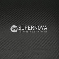 Rouleaux de similicuir Supernova en gros, motifs gravables au laser, feuilles de similicuir noir à rouge, logo personnalisé