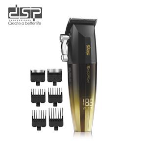เครื่องตัดผมไฟฟ้า DSP ระดับมืออาชีพ จอแสดงผล LCD แบบชาร์จได้ พร้อมหวี 6 ชิ้น สำหรับตัดแต่งทรงผมผู้ชาย - Product Image 1