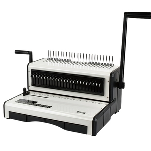 Hete Verkoop Kartonnen Boekbindmachine 24 Kam Bindmachines Voor <span class=keywords><strong>F4</strong></span>-papier - Product Image 1
