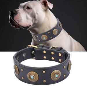 <span class=keywords><strong>Collar</strong></span> ajustable sólido ecológico para mascotas, <span class=keywords><strong>collar</strong></span> de perro de moda resistente de <span class=keywords><strong>2</strong></span> pulgadas de ancho - Product Image 1