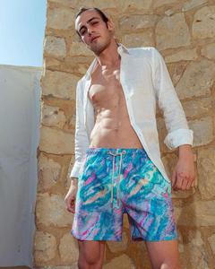Pantalones Hawaianos de Secado Rápido con Logotipo Personalizado, Shorts de Playa para Hombre, Trajes de Baño Personalizados al por Mayor - Product Image 1