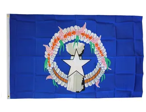 Stok 3X5 Kaki Bendera Mariana Utara Penjualan Laris Ukuran Normal 90X150 Cm Spanduk Kualitas Tinggi