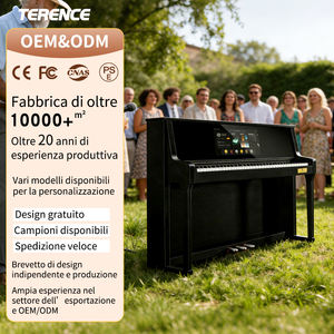 Piano numérique électronique droit TERENCE AIP-913 à 88 touches lestées avec mécanique à marteaux pour la maison - Product Image 1