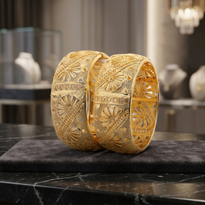 Bracelet de formage plaqué or, bracelets de mode, bracelet de luxe, bracelet traditionnel, bijoux en laiton rempli d'or. - Product Image 5