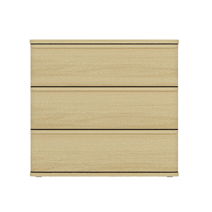 Nightstand In Natural Oak Wood <b>Under</b> <b>Bed</b> Storage Drawer Cabinet - Product Image 1