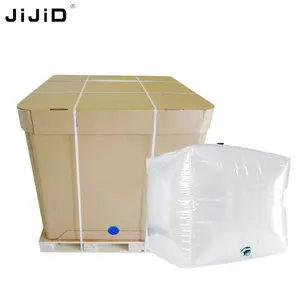 JiJiD Papier Jetable Ibc 1000l Récipient de Liquide avec Doublure Sac pour Huile de Coco et Réservoir de Jus Fourre-Tout