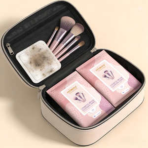 Toallitas Limpiadoras de Brochas de Maquillaje Personalizadas al por Mayor, Desmaquillante Cosmético, Limpieza en Seco Eficiente para Viajes y Uso Diario - Product Image 4