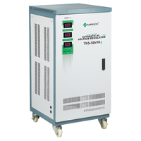 Stabilisateur de tension automatique triphasé série TNS 50 kVA, régulateur de tension, servomoteur AVR 380 V 400 V