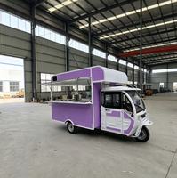Tricycle électrique Tuk Tuk pour la vente de nourriture, chariot à glaces, chariot alimentaire