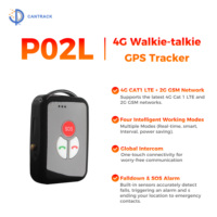 Talkie-walkie 4G avec GPS pour enfants et personnes âgées, alarme SOS, appel SOS, interphone, suivi en temps réel