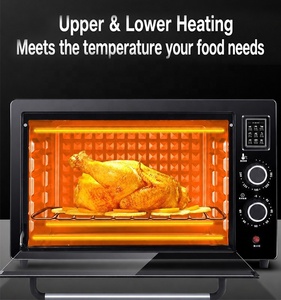 <span class=keywords><strong>Horno</strong></span> <span class=keywords><strong>Eléctrico</strong></span> Multifuncional de 48 <span class=keywords><strong>Litros</strong></span>, Tostadora de Encimera con 2000W, Electrodoméstico de Cocina, <span class=keywords><strong>Horno</strong></span> <span class=keywords><strong>Eléctrico</strong></span> para Pizza de 48L para Hornear - Product Image 6
