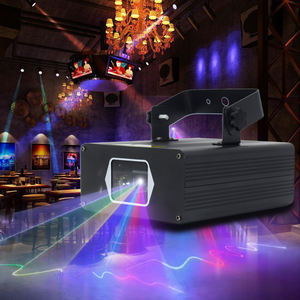 Luz láser de discoteca RGB a todo color de un solo cabezal de alta calidad para espectáculos de escenario de DJ y efectos de iluminación de club nocturno - Product Image 1