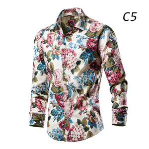 2024 nuova <span class=keywords><strong>camicia</strong></span> originale stampata a maniche lunghe coppie 100% cotone multicolore opzionale spot comoda 1041 <span class=keywords><strong>camicia</strong></span> - Product Image 1