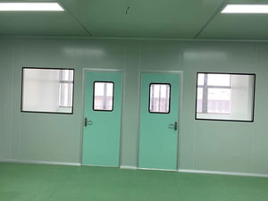 Puerta Interior de Acero con Panel de Vidrio de Diseño Moderno y Tamaño Personalizado <span class=keywords><strong>para</strong></span> Cuartos Limpios, Ideal <span class=keywords><strong>para</strong></span> Fábricas de Electrónica y Hospitales - Product Image 5