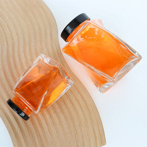 360ml Honey Jar for Kitchen, <strong>Glass</strong> <strong>Container</strong> with Twisted Shape for Food Storage, High-end Covered <strong>Glass</strong> Honey Bottle - Product Image 6