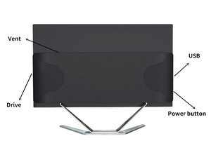 AIO-ordenador de escritorio de 21,5 pulgadas, pantalla FHD I3, Oficina Barebone I5, monobloque, todo en uno - Product Image 6