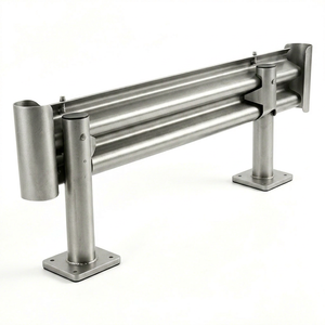 Barrière de sécurité routière galvanisée anti-corrosion à trois poutres MASH TL3, barrière à câbles, OEM personnalisée, homologuée H2W3, EN 1317, GB 31439 - Product Image 1