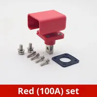 Bloc de jonction isolé pour borne de batterie avec couvercle 50A 80A 120A 200A 400A Connecteur ESS pour stockage d'énergie M6 M8 Stud Marine Solaire