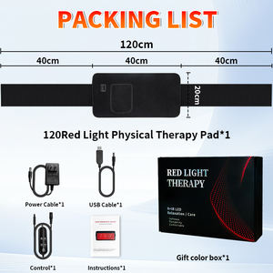 120LED Rotlicht-Therapie kissen gürtel Flexibles Material 660nm/850nm zur täglichen Schmerz linderung - Product Image 6