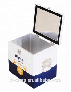Nevera retro de <span class=keywords><strong>15</strong></span> <span class=keywords><strong>litros</strong></span> para fiesta de hielo, nevera de <span class=keywords><strong>vino</strong></span> de metal, regalo promocional, nevera de <span class=keywords><strong>vino</strong></span> - Product Image 3