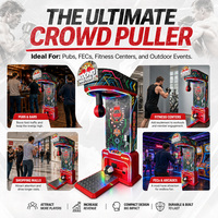 Machine d'arcade multifonctionnelle MAKER pour le test de force (poussée et coup de pied) – Maquina De Chute pour parcs d'attractions, clubs et pubs