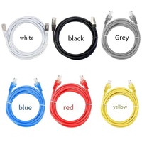 Personalización de color Cables de conexión CAT5 CAT5E de 3 metros para banda ancha doméstica | Cables de red de 100 Megabits Cable Ethernet