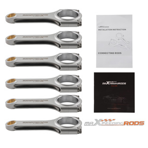 Новые гоночные шатуны maXpeedingrods + Болты ARP2000, кованые стальные H-образные шатуны для BMW N54B30 3,0 TURBO - Product Image 2