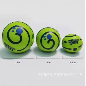 Palla Interattiva Ecologica Giggle Ball per Cani e <span class=keywords><strong>Animali</strong></span> <span class=keywords><strong>Domestici</strong></span> Grande/Media/Piccola Giocattolo Divertente in PVC per Addestramento IQ con Suoni Rotolanti e Vibrazioni - Product Image 3