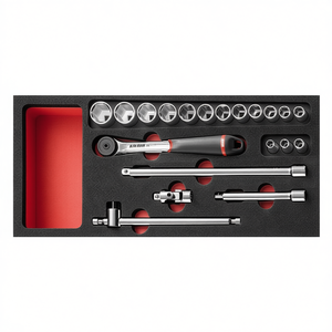 519 M 613BEA Tool <b>Set</b> Metric <b>Socket</b> Wrench Kit <b>12</b> <b>Point</b> <b>Socket</b> <b>Set</b> for Automotive Repair - Product Image 2