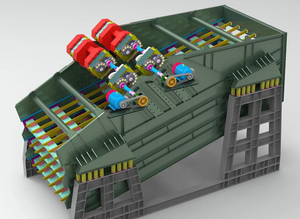 मजबूत ताकत रैखिक डिलिमिनिंग स्क्रीन रेत सीटिंग उपकरण अयस्क नए के लिए डबल डेक केले स्क्रीन - Product Image 3