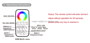 T8 + r3m đa khu vực 4 khu vực 12V 24V 3 kênh 433Mhz RGB <span class=keywords><strong>LED</strong></span> ánh sáng với RF 2.4 Gam không dây điều khiển từ xa cho RGB <span class=keywords><strong>LED</strong></span> Strip ánh sáng - Product Image 5