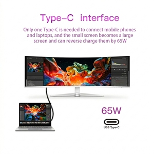 Moniteur incurvé de jeu 49 pouces 4K 5K KVM 165Hz 32:9 pour ordinateur - Product Image 3