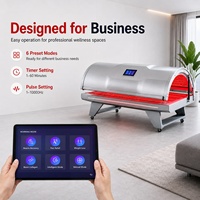 Lit de thérapie par lumière rouge infrarouge pour le corps entier, à usage commercial et domestique, de qualité médicale, avec LED 660 850nm, photobiomodulation, PEMF, sauna