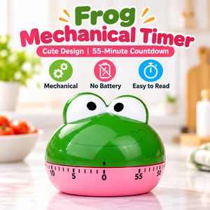 Niedlicher Tier-Küchentimer mit Mechanischem <span class=keywords><strong>55</strong></span>-<span class=keywords><strong>Minuten</strong></span>-Aufziehmechanismus, Ohne Batterie, für Kochen, Backen und Lernen - Product Image 3