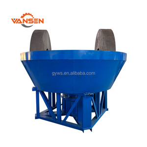 Double Rollers Gold <strong>Grinding</strong> Wet Pan <strong>Mill</strong> Water Pan <strong>Mill</strong> Wet Pan <strong>Mill</strong> Gold Milling Machine - Product Image 6