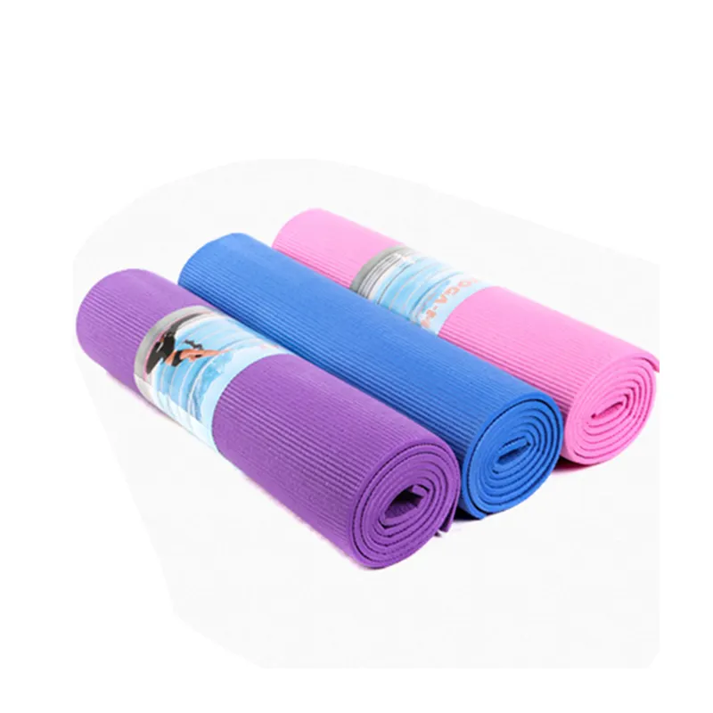 PVC yoga minderi anti kayma mat su geçirmez