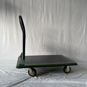 <b>Heavy</b> <b>Duty</b> 200kg Folding Platform Hand Truck Pull <b>Trolley</b> Cart Warehouse Foldable Hand Truck - Product Image 1