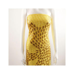 <span class=keywords><strong>Marimekko</strong></span> Guipure ผ้าทูลปักลูกปัดสีขาว,ผ้าลูกไม้สำหรับเจ้าสาวแวววาวสำหรับชุดแต่งงาน - Product Image 1