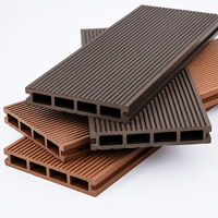 Vente en gros d'usine : Terrasse en composite bois-plastique (WPC) imperméable pour extérieur, avec gaufrage profond