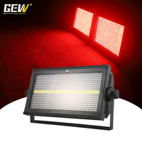 Pack de 10 projecteurs stroboscopiques LED de scène 280W 960 RGBW 8+8 segments DMX512 avec flight case