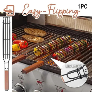 Parrilla para Barbacoa, Cesta de Asado para Acampar al Aire Libre, Rejilla para Fogata, Utensilio de Cocina para Picnic - Product Image 2
