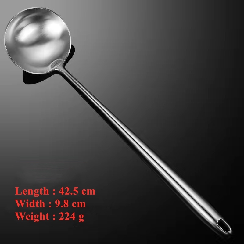 Cucharón de plata de 17 pulgadas