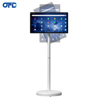 Monitor Lcd Full Hd de alta calidad Android 15 Pantalla táctil 21,5 pulgadas Tv portátil sobre ruedas Electrónica Smart Tvs