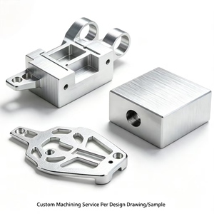Base de Montaje de Aluminio CNC SS316 para Bicicleta, Motocicleta y Automóvil, Placa Adaptadora de Aluminio Mecanizada por CNC, Bloque Cuadrado Roscado - Product Image 1
