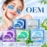 Fabricant de masques pour les yeux OEM ODM Marque privée Masque pour les yeux personnalisé Vente en gros Masque pour les yeux en vrac Patch pour les yeux au collagène Masque en gel pour les yeux Spa