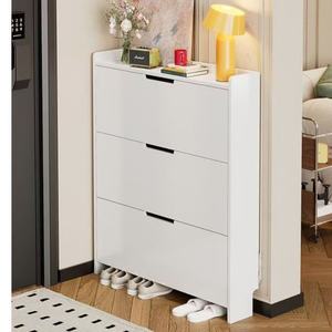 <span class=keywords><strong>Meuble</strong></span> <span class=keywords><strong>à</strong></span> <span class=keywords><strong>chaussures</strong></span> mural ultra-fin en bois massif pour entrée de maison, <span class=keywords><strong>petit</strong></span> appartement – Nouveauté 2025 – Meilleures ventes - Product Image 5