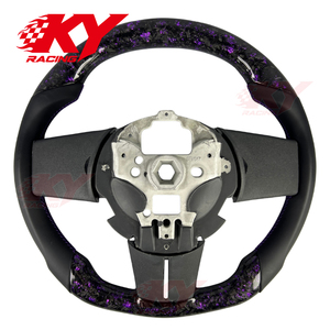 Volante Deportivo Personalizado con LED de RPM, Fibra de Carbono Forjada, para Ford Mustang GT Shelby Cobra GT500 2004-2010 - Product Image 4