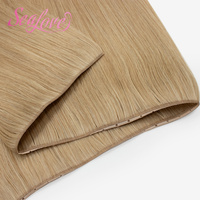 Nouvelle Tendance Extensions de Cheveux Invisibles Double Drawn Cheveux Russes Injectés Trame à Double Tab Trame Papillon