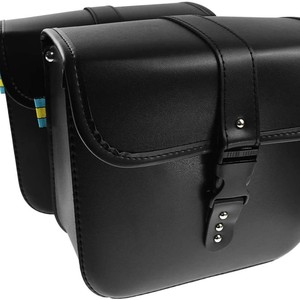 Accessori per <span class=keywords><strong>Moto</strong></span>: Borse Laterali in Pelle, Borse da Motociclista, Borse Porta Attrezzi per <span class=keywords><strong>Harley</strong></span>-<span class=keywords><strong>Davidson</strong></span> Prince Cruiser, Nere - Product Image 4